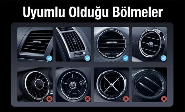 Baseus Led Işıklı Super Araç Şarjı Otomatik Kilitleme Kablosuz 15W Araç Şarjı Araç Telefon Tutucu - 6
