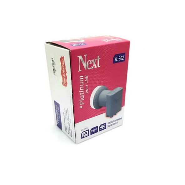 Next Ye-202 Platinum  Twin İki Çıkışlı Lnb 0.1 dB 4k Uhd - 3