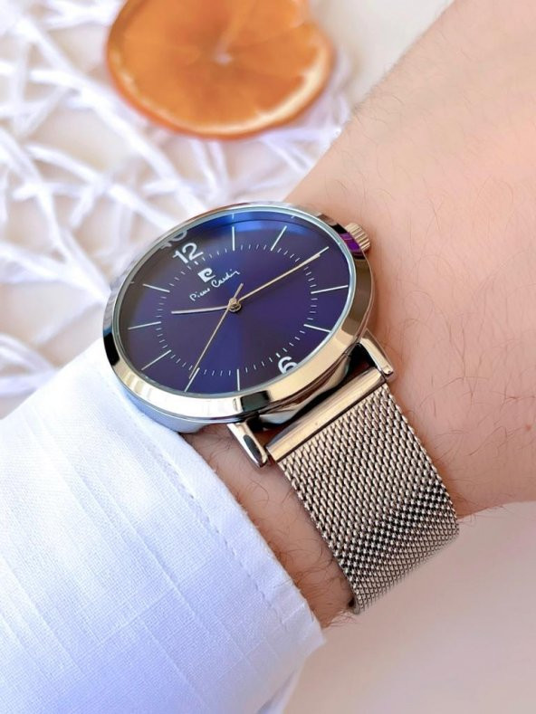 BLKT.2.621 Pierre Cardin Çelik Kordon Erkek Kol Saati 30 Mt Su Gecirmez - Resim 2