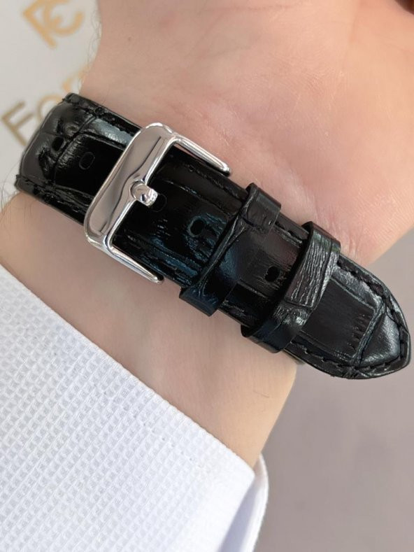 BLKT.2.748Ferrucci Tüm Fonksiyonları Aktif 30mt Suya Dayanıklı Deri Kordonlu Erkek Kol Saati - 4