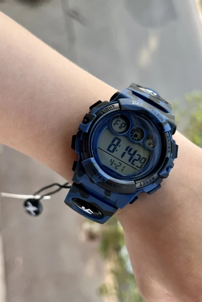 Daniel Klein DKISTE771 Lacivert Renk 4 Farklı Işıklı 5 ATM Çocuk Kol Saati - 2