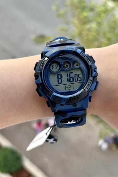 Daniel Klein DKISTE771 Lacivert Renk 4 Farklı Işıklı 5 ATM Çocuk Kol Saati - 3
