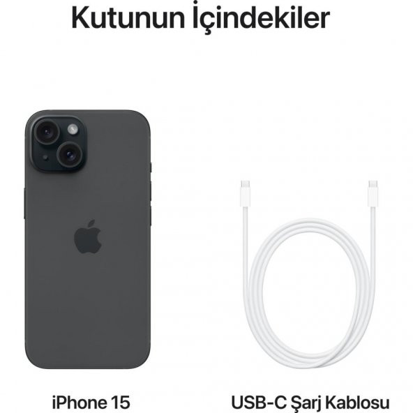 Apple iPhone 15 128 GB Siyah - 3