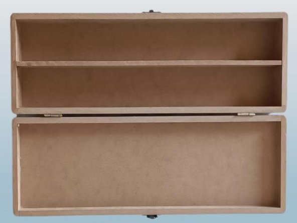 Hobi Adn 90249 Dekoratif Şiş Kutusu Ahşap MDF HAM CNC Kesim Klipsli MODEL El Yapı