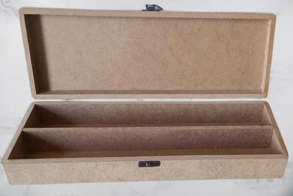 Hobi Adn 90249 Dekoratif Şiş Kutusu Ahşap MDF HAM CNC Kesim Klipsli MODEL El Yapı - 7