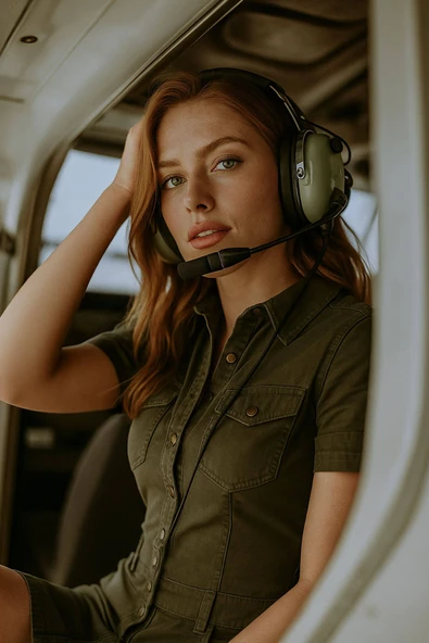 Kadın Haki Düğmeli Jean Elbise - 10