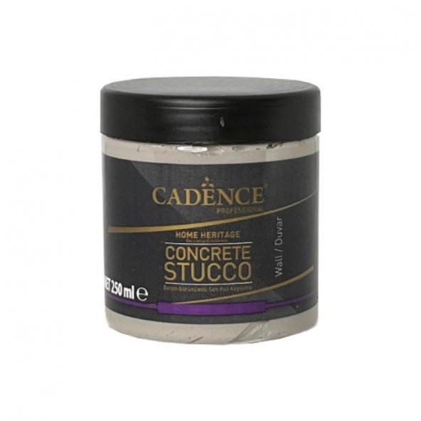 Cadence Concrete Stucco Gri Kalın Son Kat Beton Kaplama 250ml