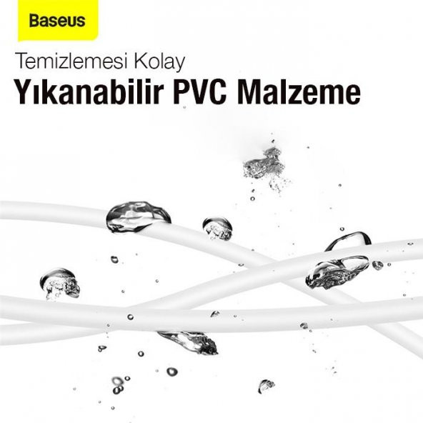 Baseus Süper Şarj 1 Metre USB to İphone Şarj Kablo İphone 11 12 13 14 Pro Max Şarj Kablosu - 3