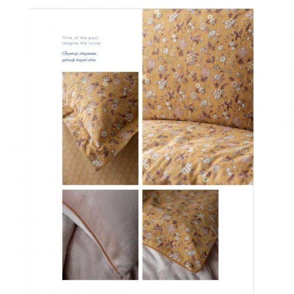 Apricitas Home My Touch Series Çift Kişilik Battaniyeli Nevresim Takımı Pudra - 2