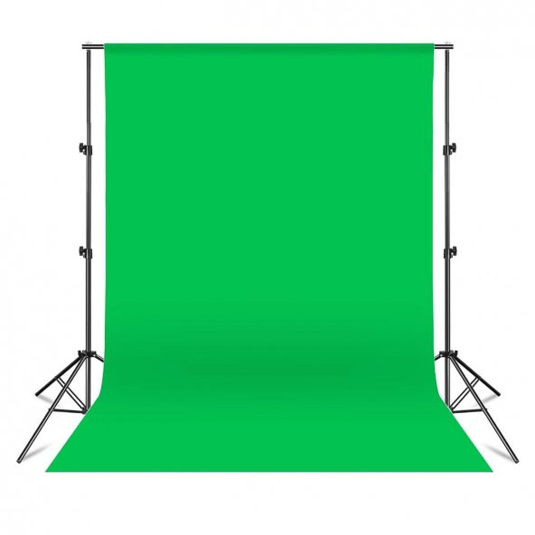 Cazipshop Youtube çekimleri için 2x3m Greenbox Yeşil Fon ve Fon Standı - 2