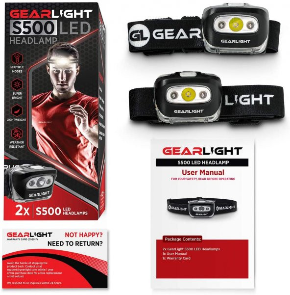 GearLight S500 LED Kafa Feneri [2li Paket] - 7