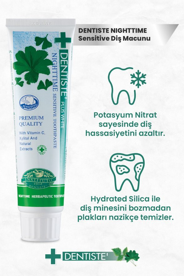 Dentiste Sensitive Hassas Dişler Için Diş Macunu 100 gr