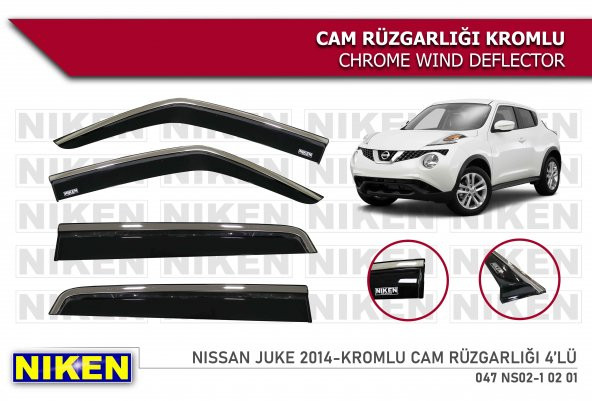 JUKE KROMLU CAM RÜZGARLIĞI NİKEN 2014 2015 2016 2017 2018 2019 2020 2021 2022 ürün görseli 1