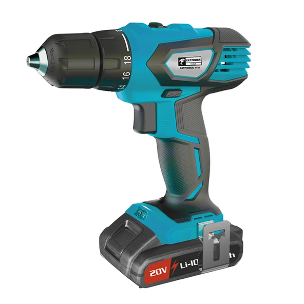 Catpower 4140 Çift Akülü Şarjlı Matkap 20v