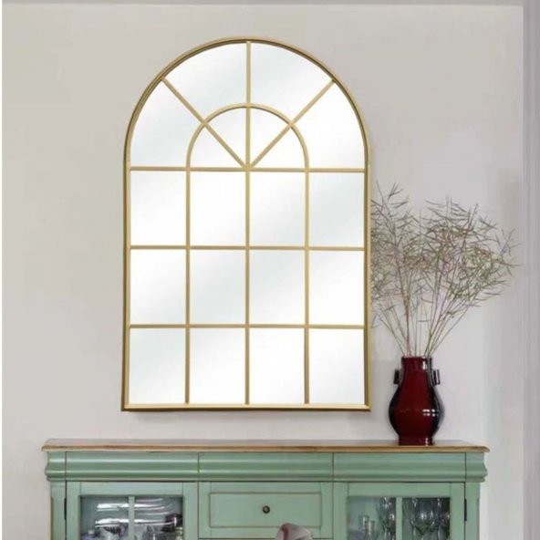 Mobilya Pratik Mobilyapratik   Windowpane Duvar Aynası - 2