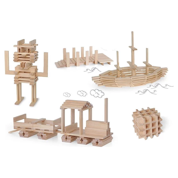 AHŞAP YAPI BLOKLARI 200 PARÇA - 3