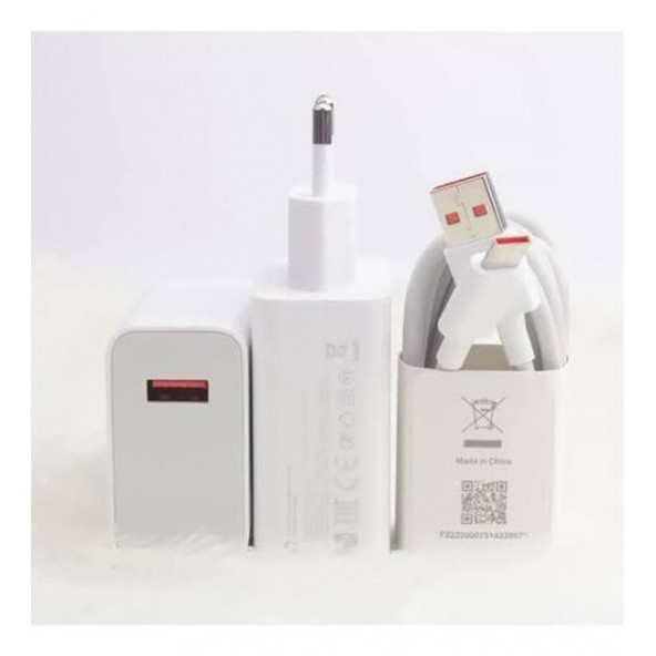 Xiaomi Uyumlu Mi 67w Turbo Hızlı Şarj Aleti Adaptör+Kablo Set 67w - 5