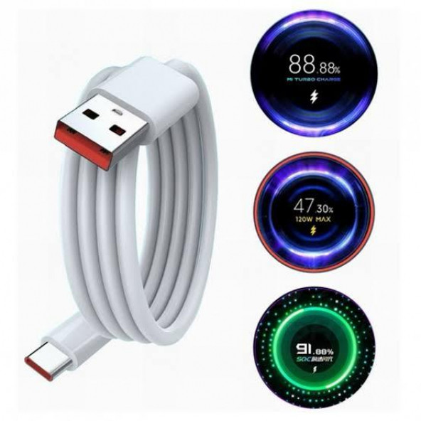 Xiaomi Uyumlu Mi 67w Turbo Hızlı Şarj Aleti Adaptör+Kablo Set 67w - 6