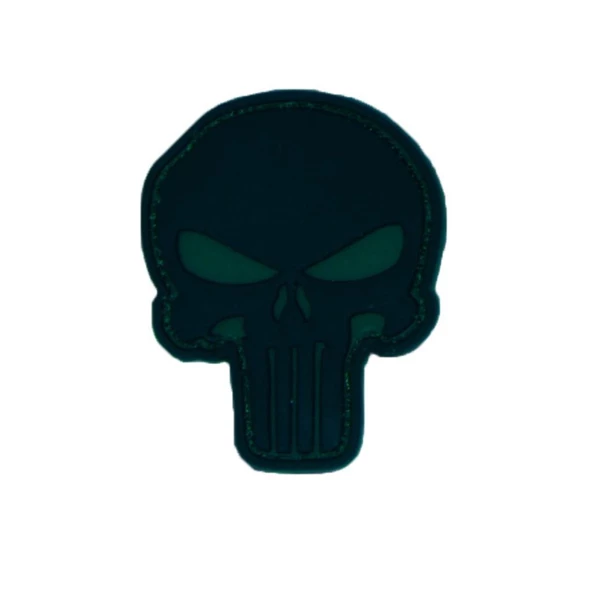 Single Sword Plastik Kurukafa Patch - Peç - 2