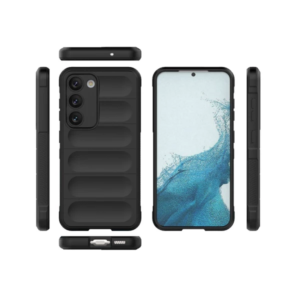Samsung Galaxy S23 Kılıf Optimum Lens Çerçeveli Silikon Kapak - 8