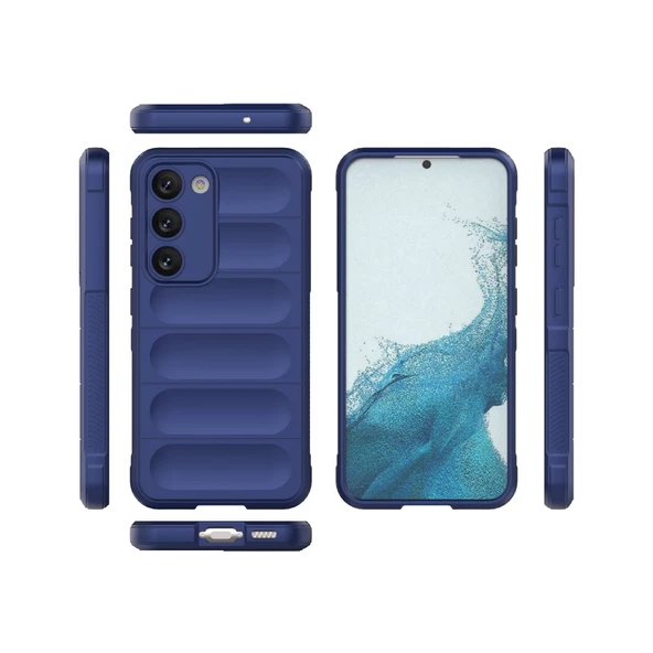 Samsung Galaxy S23 Kılıf Optimum Lens Çerçeveli Silikon Kapak - 4