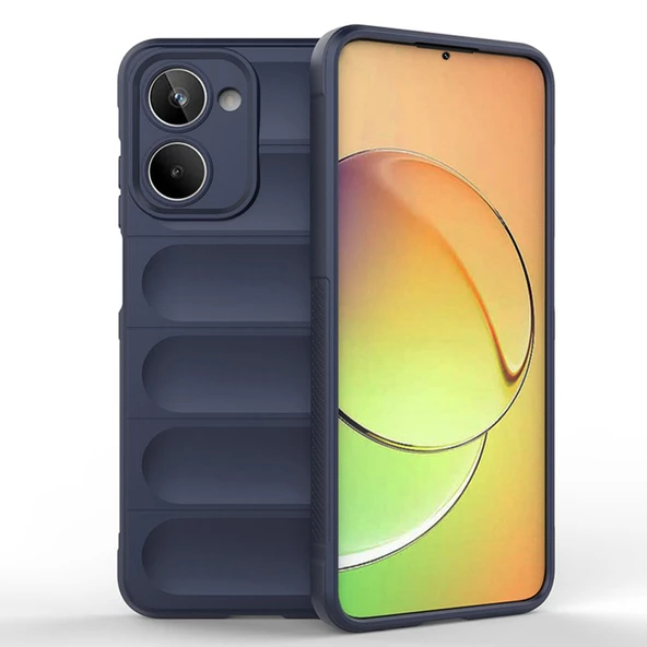 Realme 10 Pro 5G Kılıf Optimum Lens Çerçeveli Silikon Kapak - 5