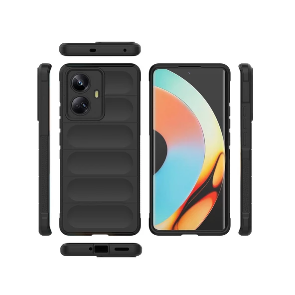 Realme 10 Pro 5G Kılıf Optimum Lens Çerçeveli Silikon Kapak - 3