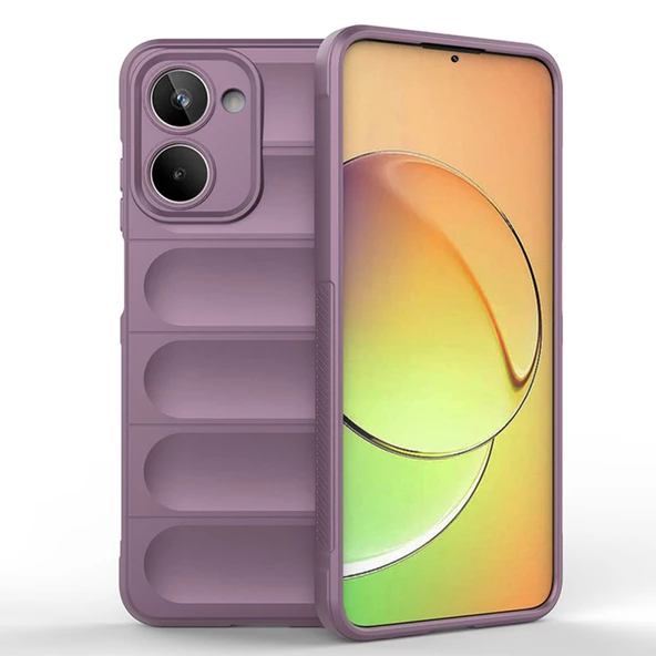 Realme 10 Pro 5G Kılıf Optimum Lens Çerçeveli Silikon Kapak - 9