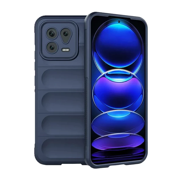 Xiaomi 13 Kılıf Optimum Lens Çerçeveli Silikon Kapak - 8