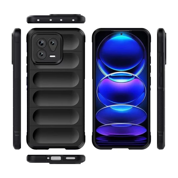 Xiaomi 13 Kılıf Optimum Lens Çerçeveli Silikon Kapak - 12