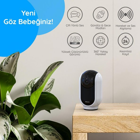 Bilicra Evcil Hayvan Seti 2 - Feed Me Akıllı Otomatik Pet Mama Kabı ve Irıs 360 Akıllı Kamera - 2