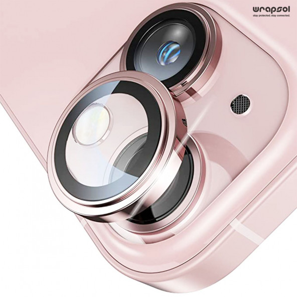 iPhone 15 Pembe Kamera Lens Koruyucu Kolay Uygulama Aparatlı - Resim 3