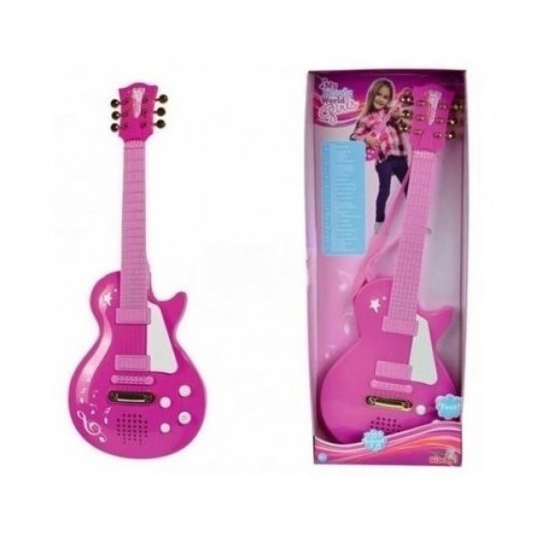 Simba My Music World Rock Gitarı - Pembe 830693