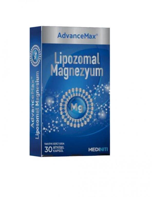 ADVANCEMAX LİPOZOMAL MAGNEZYUM 30 KAPSÜL 8684375607501