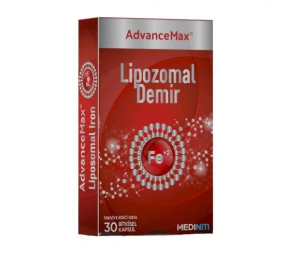 Advancemax Lipozomal Demir 30 Kapsül 8684375607518