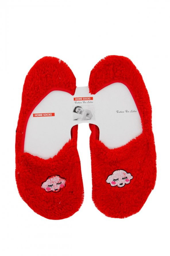 Peluş Babet Çorap Ev Çorabı - 7
