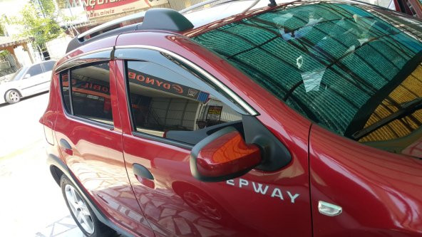 DACİA SANDERO 2013 2014 2015 2016 2017 2018 2019 2020 MODEL KROMLU CAM RÜZGARLIĞI - Resim 4