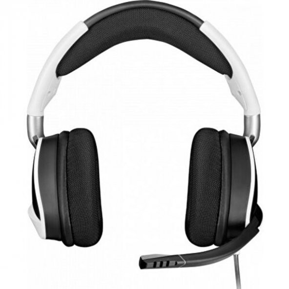 Corsair Void RGB Elite USB Premium 7.1 CA-9011204-EU Kablolu Mikrofonlu Kulak Üstü Oyuncu Kulaklığı Beyaz - 3