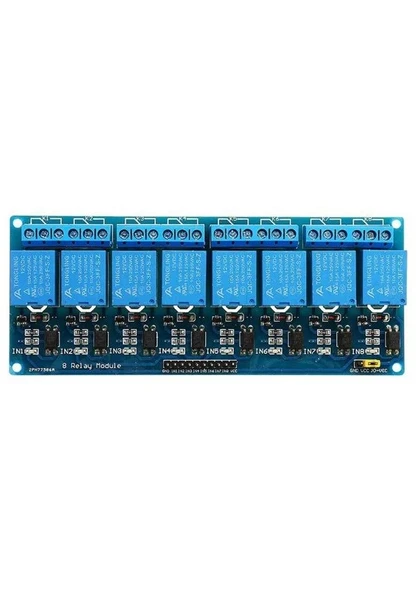 8 Kanal 24v Röle Kartı, 24V 8 Kanal Röle Modülü