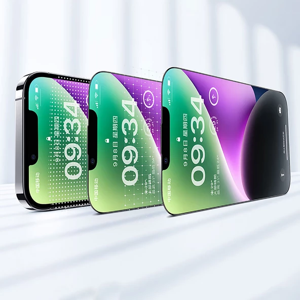 Vendas iPhone 14 Uyumlu Hidrofobik Warrior Hardness Oleofobik Cam Ekran Koruyucu 2 Adet - Resim 12