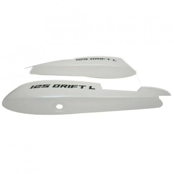 MONDİAL MH 125 DRİFT L SELE  ALTI YAN KAPAK BEYAZ TAKIM