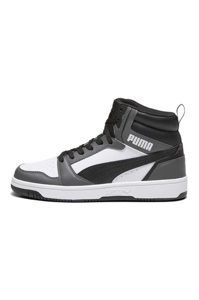 Puma Rebound v6 392326 03 Erkek Sneaker Ayakkabı Beyaz Siyah Gri 40-45 - 3