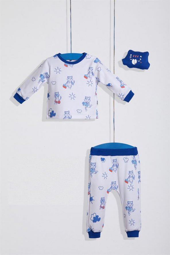 Erkek Bebek 3'lü Pijama Takımı