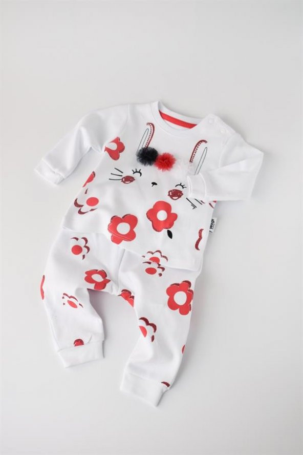 Kız Bebek 3'lü Pijama Takımı - 2