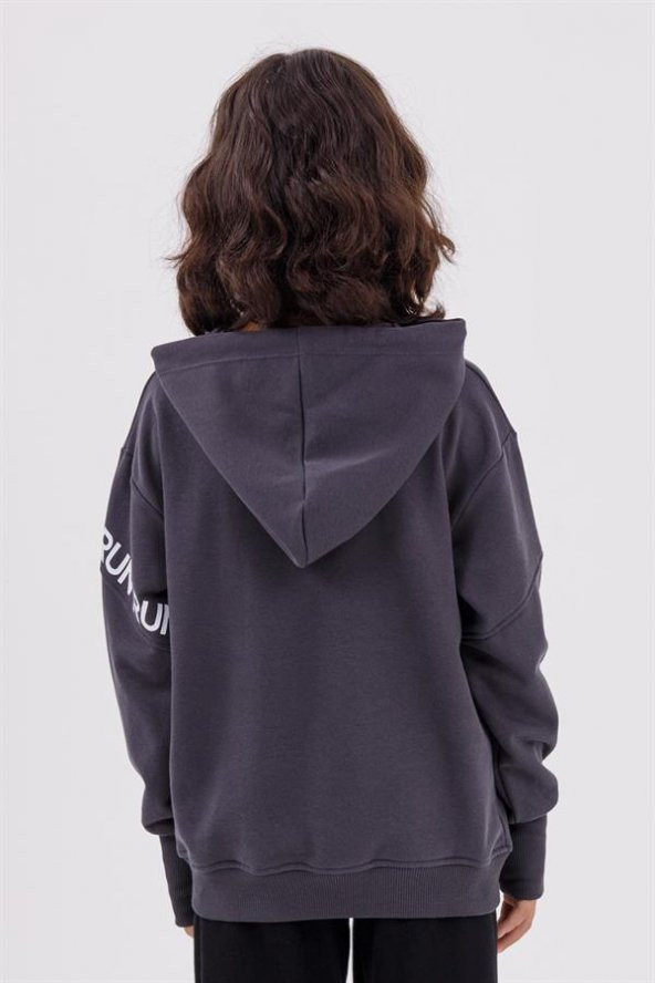 Run Erkek Çocuk Sweat Füme - 2
