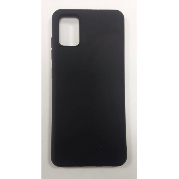 Samsung Galaxy A51 Ruber Case Yumusak Slikon Kilif Siyah