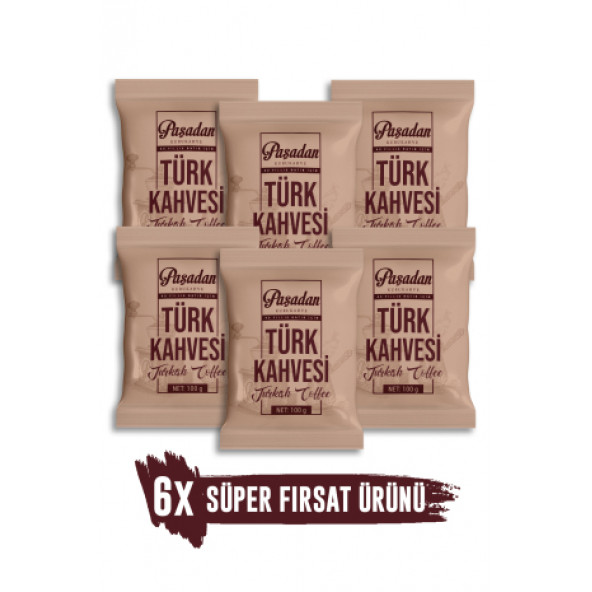 Paşadan (6x100gr) Türk Kahvesi
