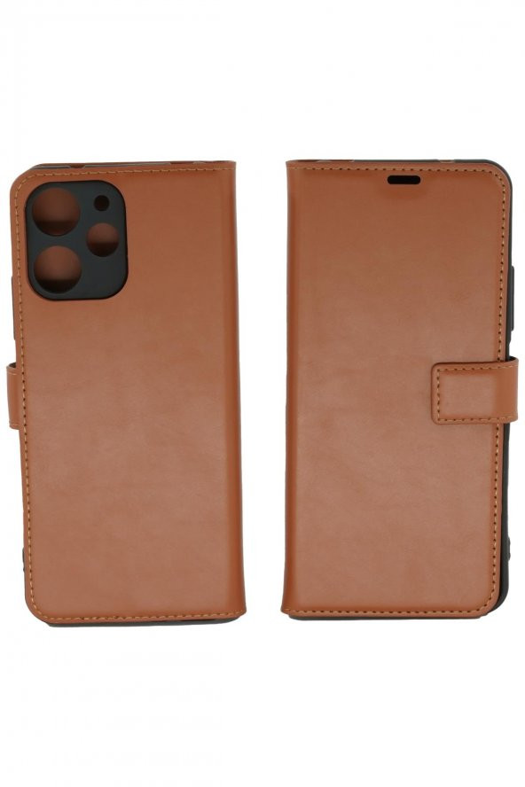 Xiaomi Redmi 12 Kamera Korumalı Cüzdanlı ve Kapaklı Kılıf - 1