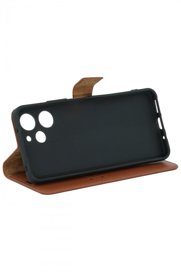 Xiaomi Redmi 12 Kamera Korumalı Cüzdanlı ve Kapaklı Kılıf - 4