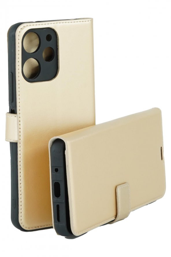 Xiaomi Redmi 12 Kamera Korumalı Cüzdanlı ve Kapaklı Kılıf - 7